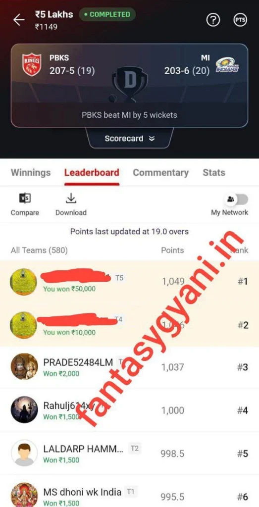 dream 11 best Gl team provider
